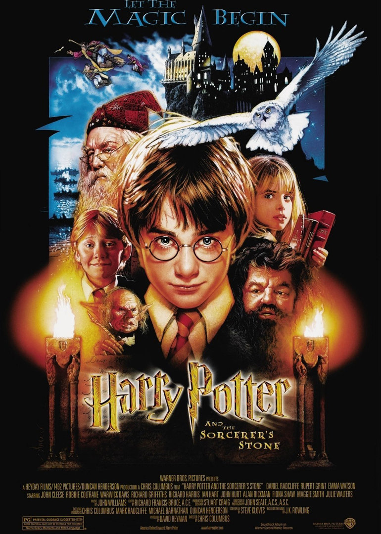 哈利波特1：神秘的魔法石海报